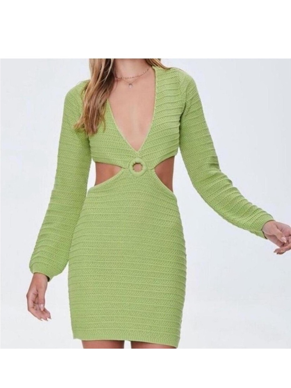 F21 Knit Cut Out Dress